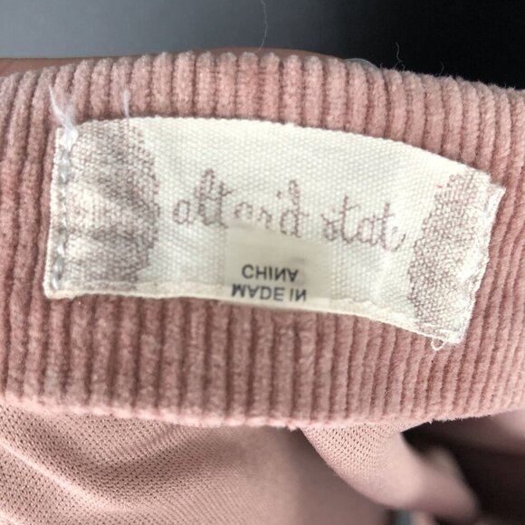 Alter'd State Womens Corduroy Scalloped Hem Mini Skirt S Pink Coquette Soft Girl - Picture 4 of 10